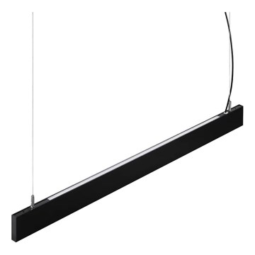 Ideal Lux - LED Lustr na lanku STEEL LED/29W/230V 4000K CRI 90 120 cm černá