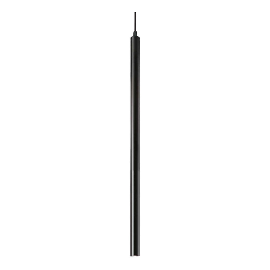 Ideal Lux - LED Lustr na lanku ULTRATHIN LED/11,5W/230V CRI 90 černá