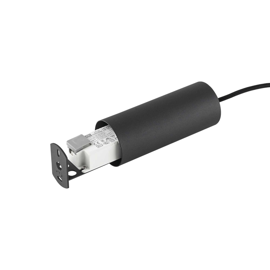 Ideal Lux - LED Lustr na lanku ULTRATHIN LED/11,5W/230V CRI 90 černá