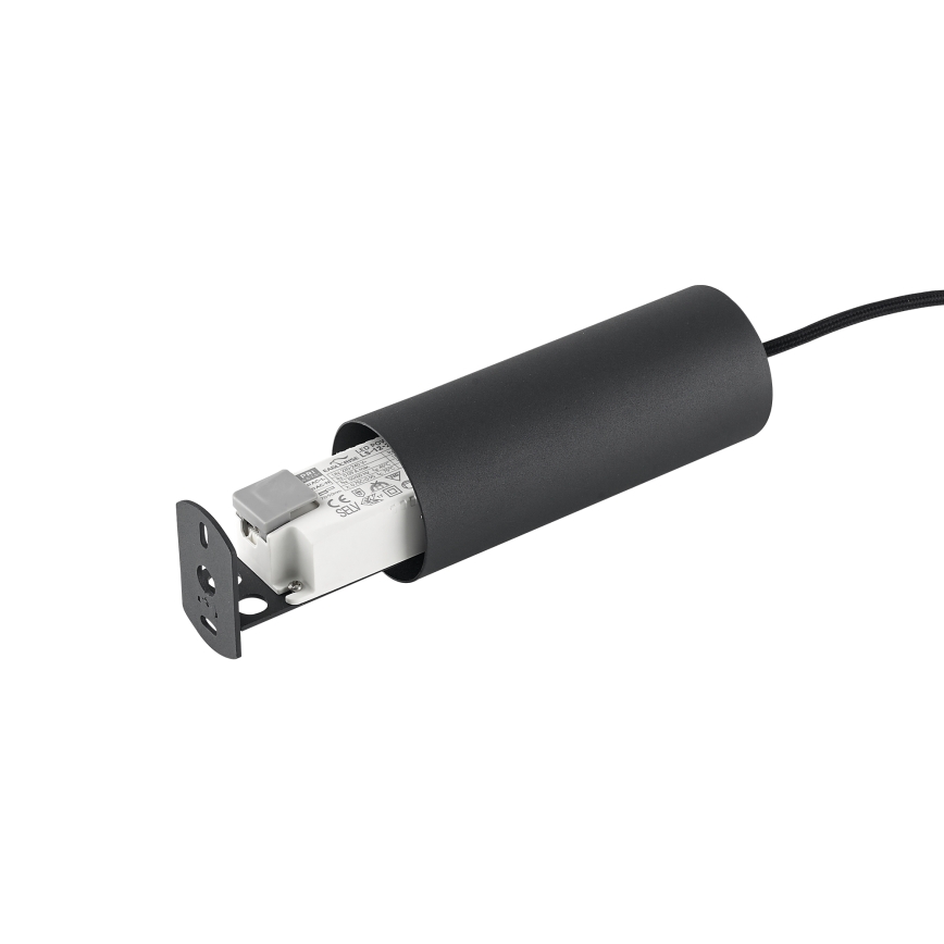 Ideal Lux - LED Lustr na lanku ULTRATHIN LED/11,5W/230V CRI 90 černá