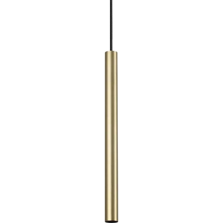 Ideal Lux - LED Lustr na lanku ULTRATHIN LED/11,5W/230V CRI 90 mosaz