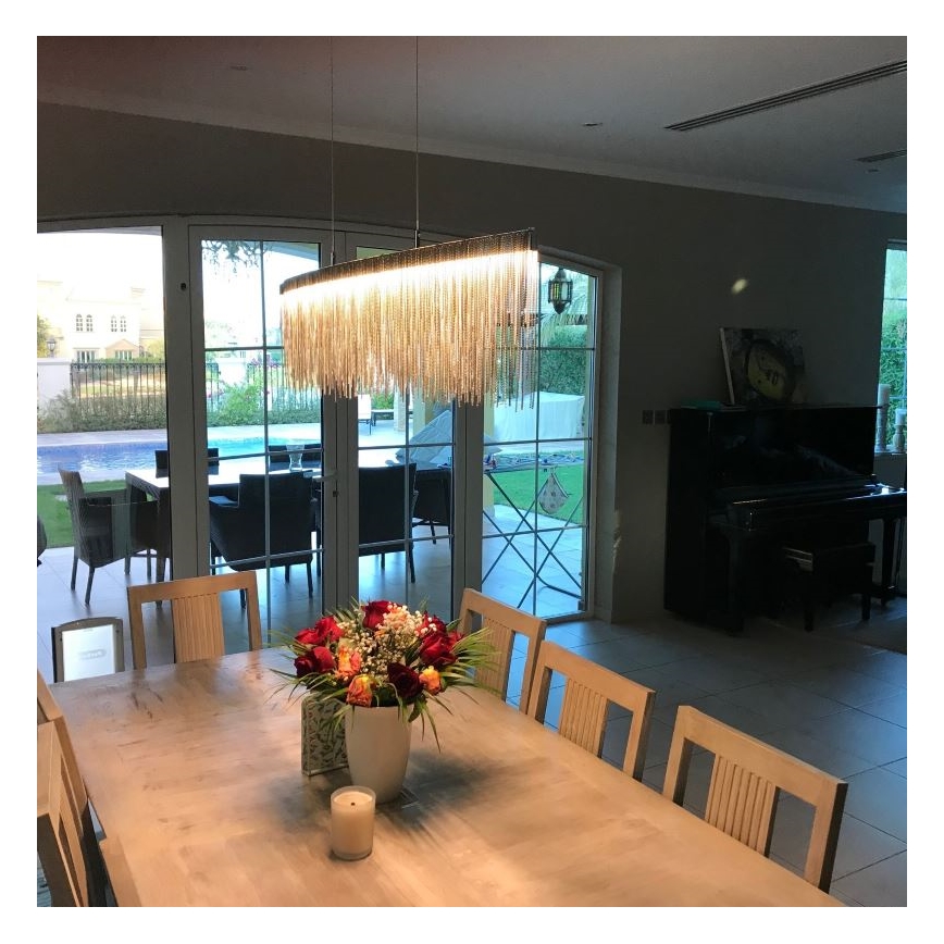 Ideal Lux - LED Lustr na lanku VERSUS LED/43,2W/230V