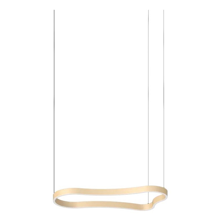 Ideal Lux - LED Lustr na lanku WAVES LED/37W/230V CRI 90 mosaz