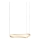 Ideal Lux - LED Lustr na lanku WAVES LED/37W/230V CRI 90 mosaz