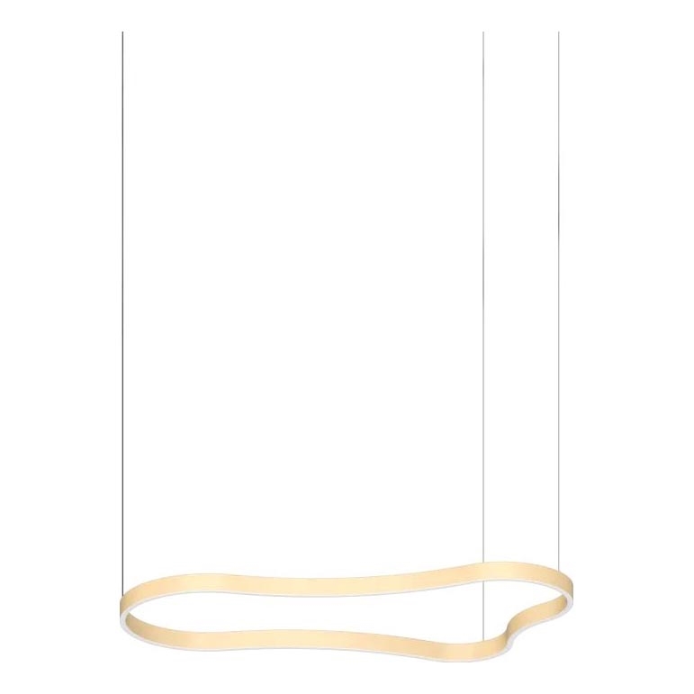 Ideal Lux - LED Lustr na lanku WAVES LED/45W/230V CRI 90 mosaz