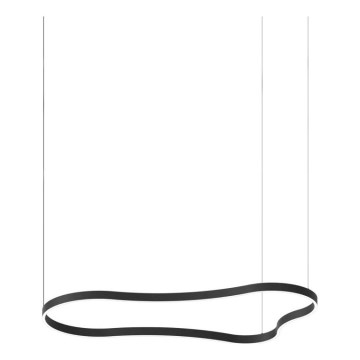 Ideal Lux - LED Lustr na lanku WAVES LED/54W/230V CRI 90 černá
