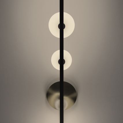 Ideal Lux - LED Lustr na tyči BIRDS 5xG9/3W/230V černá/zlatá