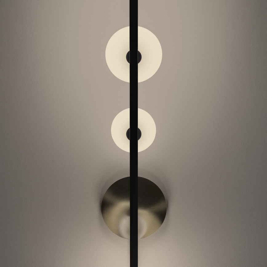 Ideal Lux - LED Lustr na tyči BIRDS 5xG9/3W/230V černá/zlatá