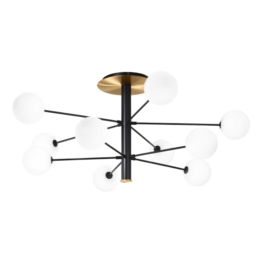 Ideal Lux - LED Lustr na tyči COSMOPOLITAN 10xG9/3W/230V pr. 124 cm černá