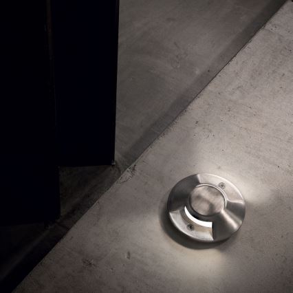 Ideal Lux - LED Nájezdové svítidlo ROCKET LED/3W/230V CRI 90 IK08 IP67 matný chrom