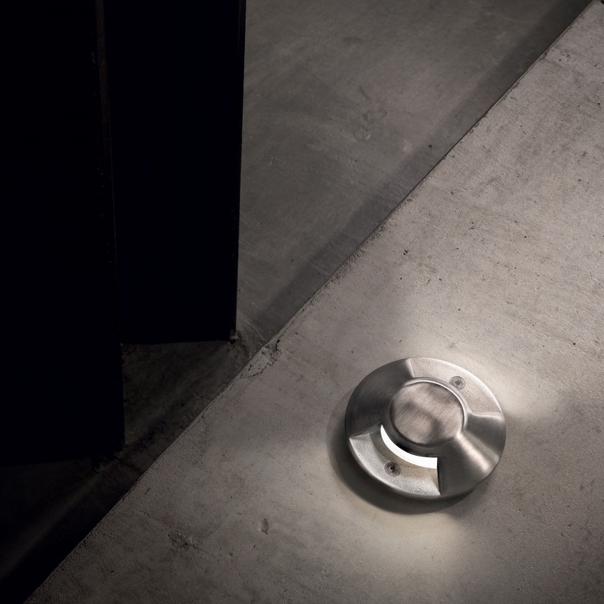 Ideal Lux - LED Nájezdové svítidlo ROCKET LED/3W/230V CRI 90 IK08 IP67 matný chrom