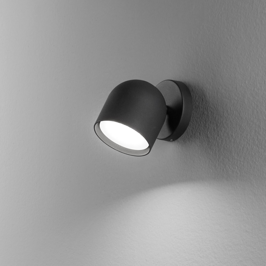 Ideal Lux - LED Nástěnné bodové svítidlo DODO 1xGX53/9W/230V černá