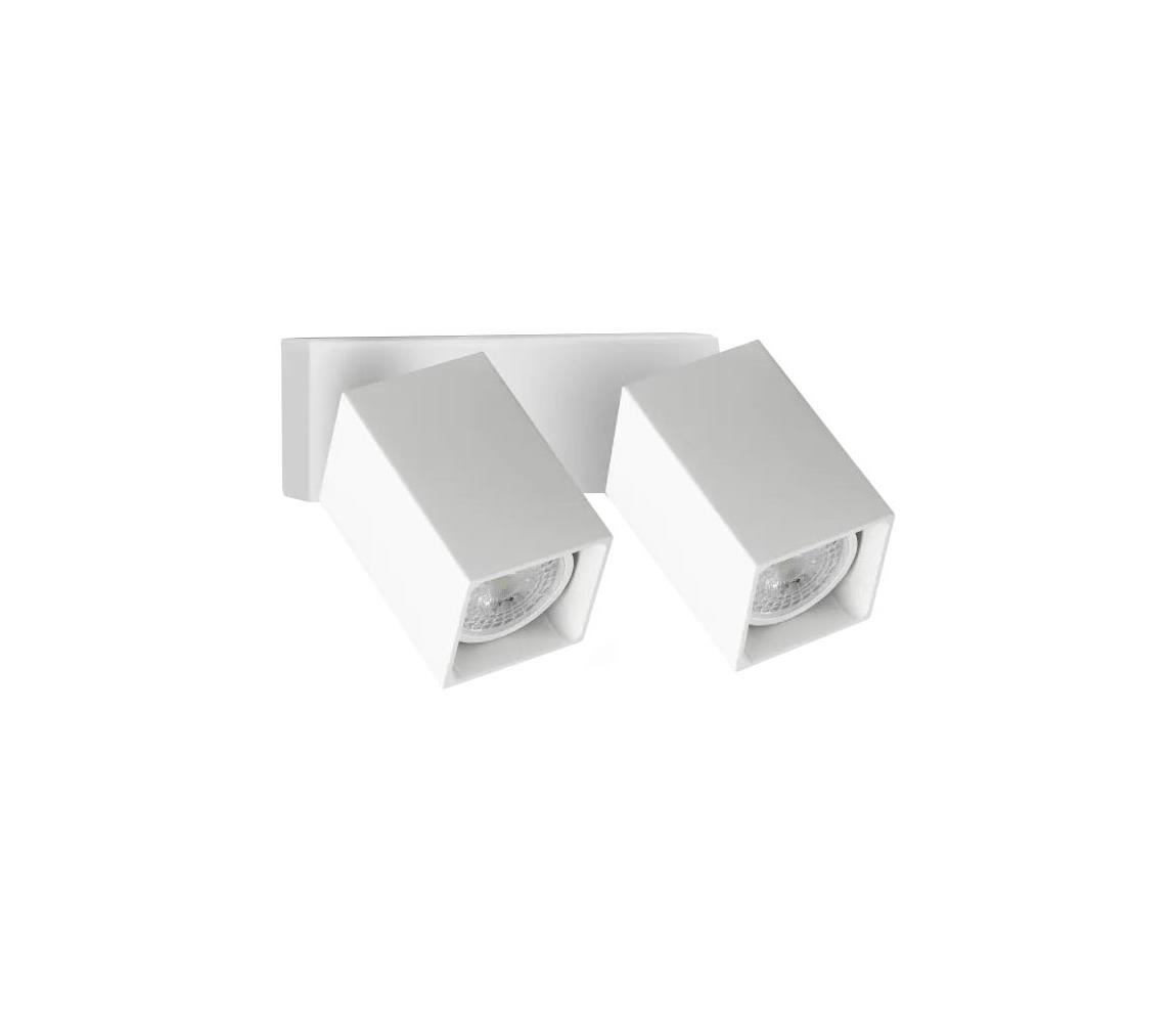 Ideal Lux - LED Nástěnné bodové svítidlo DYNAMITE 2xGU10/7W/230V CRI 90 bílá 371221