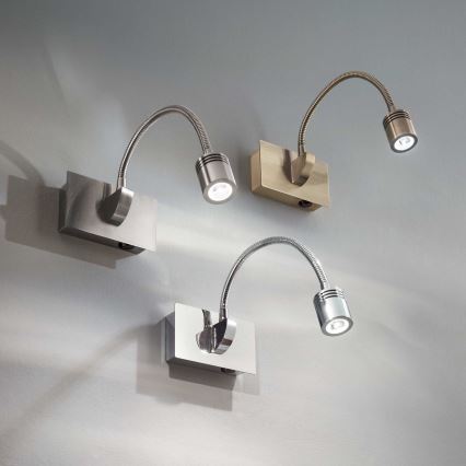 Ideal Lux - LED Nástěnné bodové svítidlo LED/3W/230V 4000K lesklý chrom