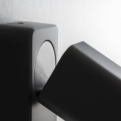 Ideal Lux - LED Nástěnné bodové svítidlo RUDY 1xGU10/7W/230V CRI 90 černá