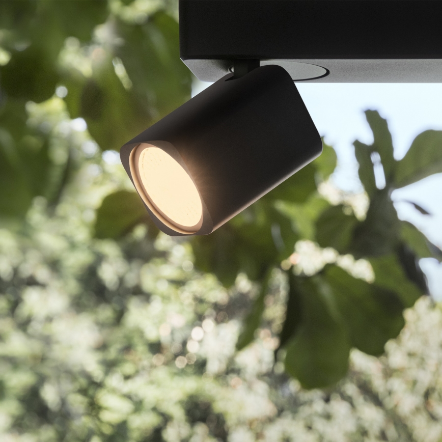 Ideal Lux - LED Nástěnné bodové svítidlo RUDY 2xGU10/7W/230V CRI 90 černá
