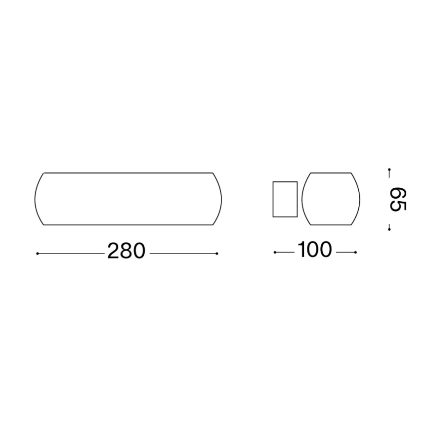 Ideal Lux - LED Nástěnné svítidlo 2xG9/3W/230V