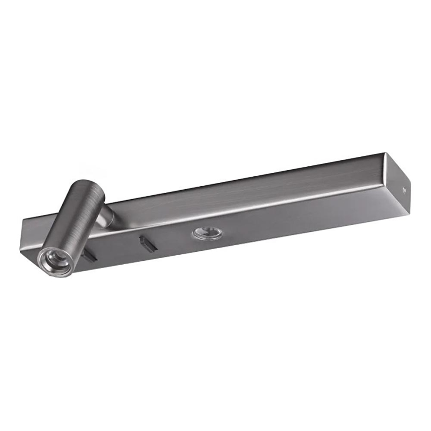 Ideal Lux - LED Nástěnné svítidlo BONNE LED/6,5W/230V CRI 90 matný chrom
