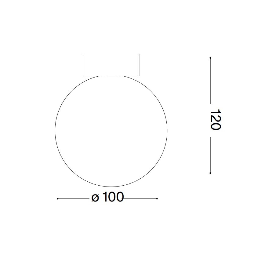 Ideal Lux - LED Nástěnné svítidlo CARTA 1xG9/3W/230V pr. 10 cm bílá