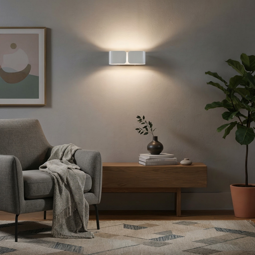 Ideal Lux - LED Nástěnné svítidlo CLIP 2xG9/3W/230V bílá