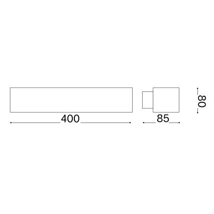 Ideal Lux - LED Nástěnné svítidlo CRAFT LED/12W/230V CRI 90 buk