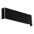 Ideal Lux - LED Nástěnné svítidlo DELTA LED/10W/230V 3000K 30 cm CRI 90 černá