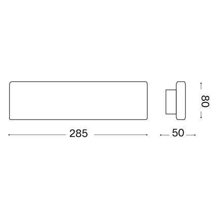 Ideal Lux - LED Nástěnné svítidlo DESK LED/12,5W/230V CRI 90 černá