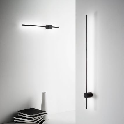 Ideal Lux - LED Nástěnné svítidlo ESSENCE LED/12W/230V 2700K 70 cm CRI 90 černá