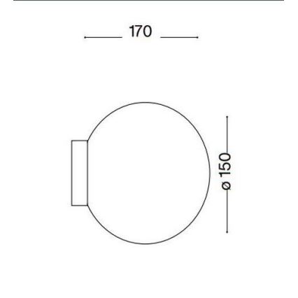 Ideal Lux - LED Nástěnné svítidlo MAPA 1xG9/15W/230V