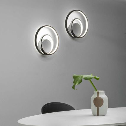 Ideal Lux - LED Nástěnné svítidlo OZ LED/26W/230V CRI 90 černá