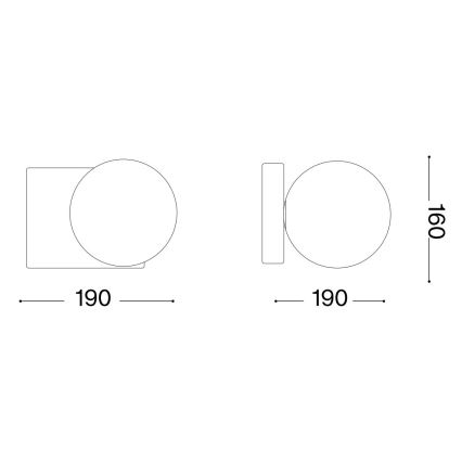 Ideal Lux - LED Nástěnné svítidlo PENTA 1xG9/3W/230V zlatá