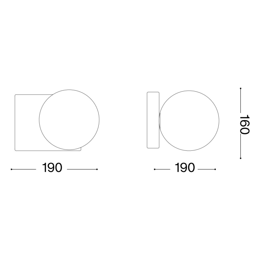 Ideal Lux - LED Nástěnné svítidlo PENTA 1xG9/3W/230V zlatá