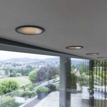 Ideal Lux - LED Podhledové svítidlo GAME TRIM LED/11W/230V 3000K CRI 90 pr. 8,5 cm IP40 zlatá/černá