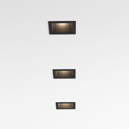 Ideal Lux - LED Podhledové svítidlo GAME TRIM LED/11W/230V 3000K CRI 90 8,4x8,4 cm IP40 černá