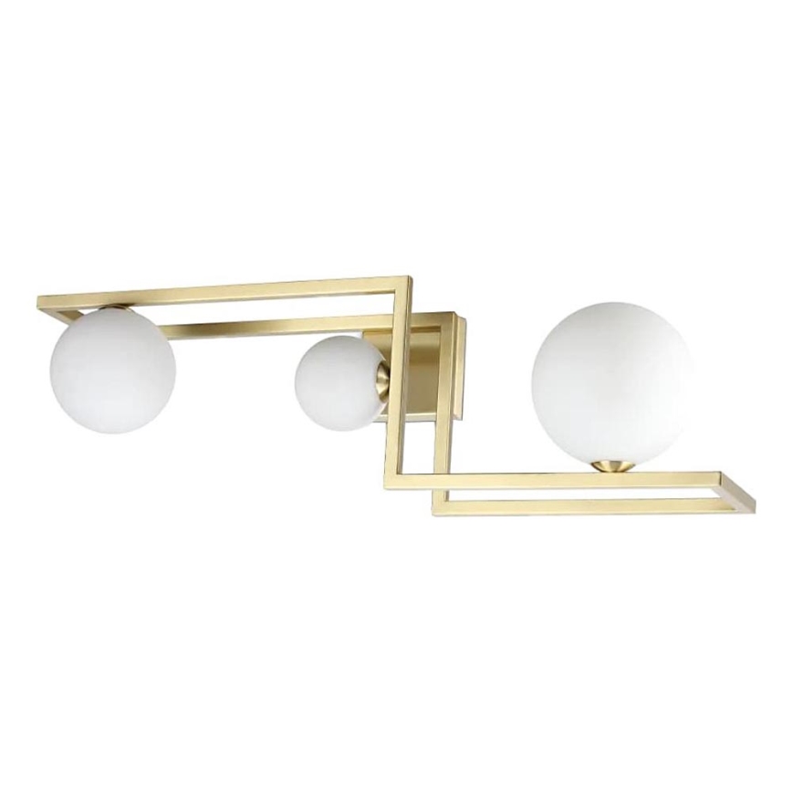 Ideal Lux - LED Přisazený lustr ANGOLO 3xG9/3W/230V mosaz