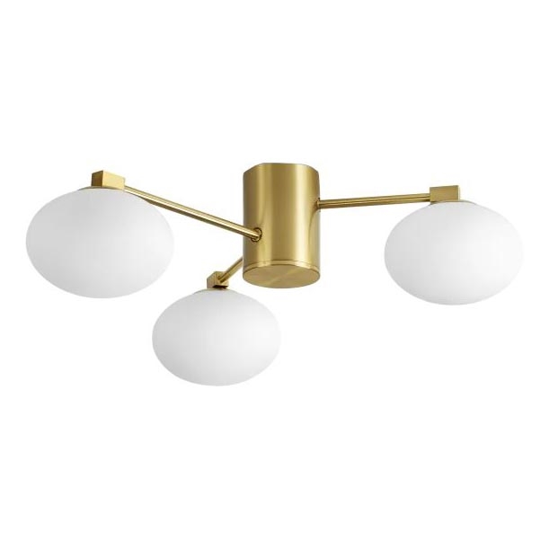 Ideal Lux - LED Přisazený lustr HERMES 3xG9/3W/230V pr. 60 cm zlatá