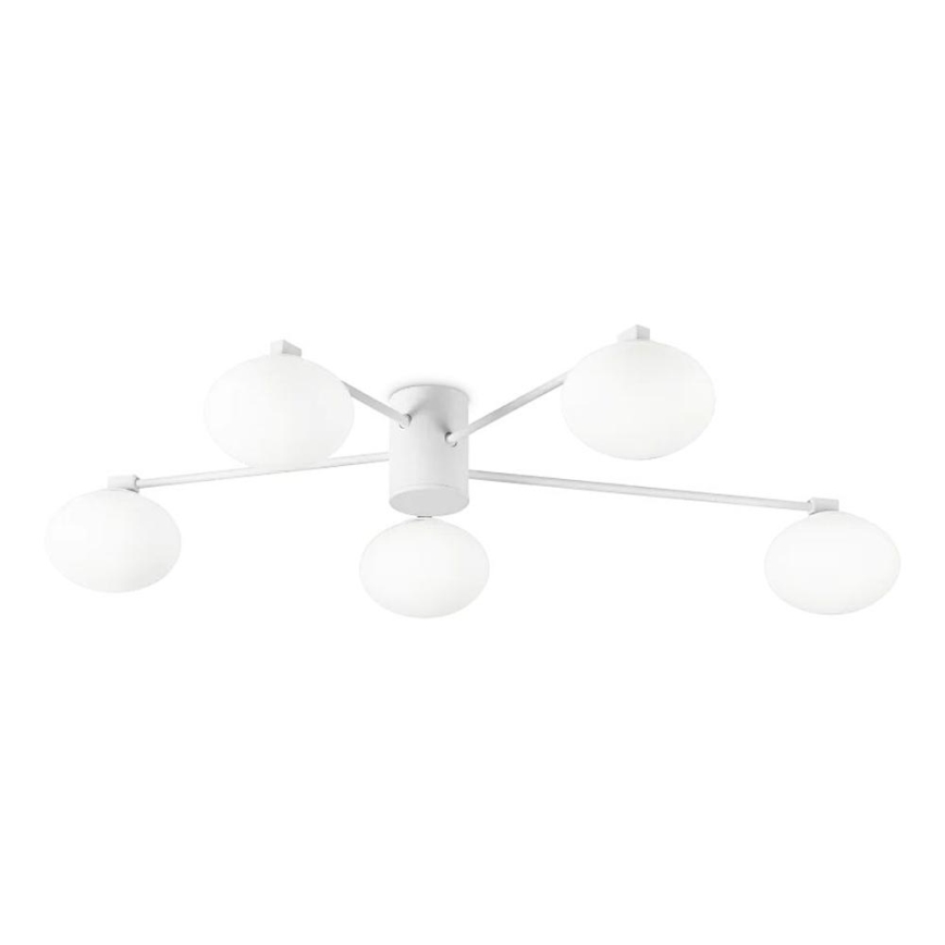 Ideal Lux - LED Přisazený lustr HERMES 5xG9/3W/230V pr. 90 cm bílá