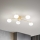 Ideal Lux - LED Přisazený lustr HERMES 5xG9/3W/230V pr. 90 cm zlatá