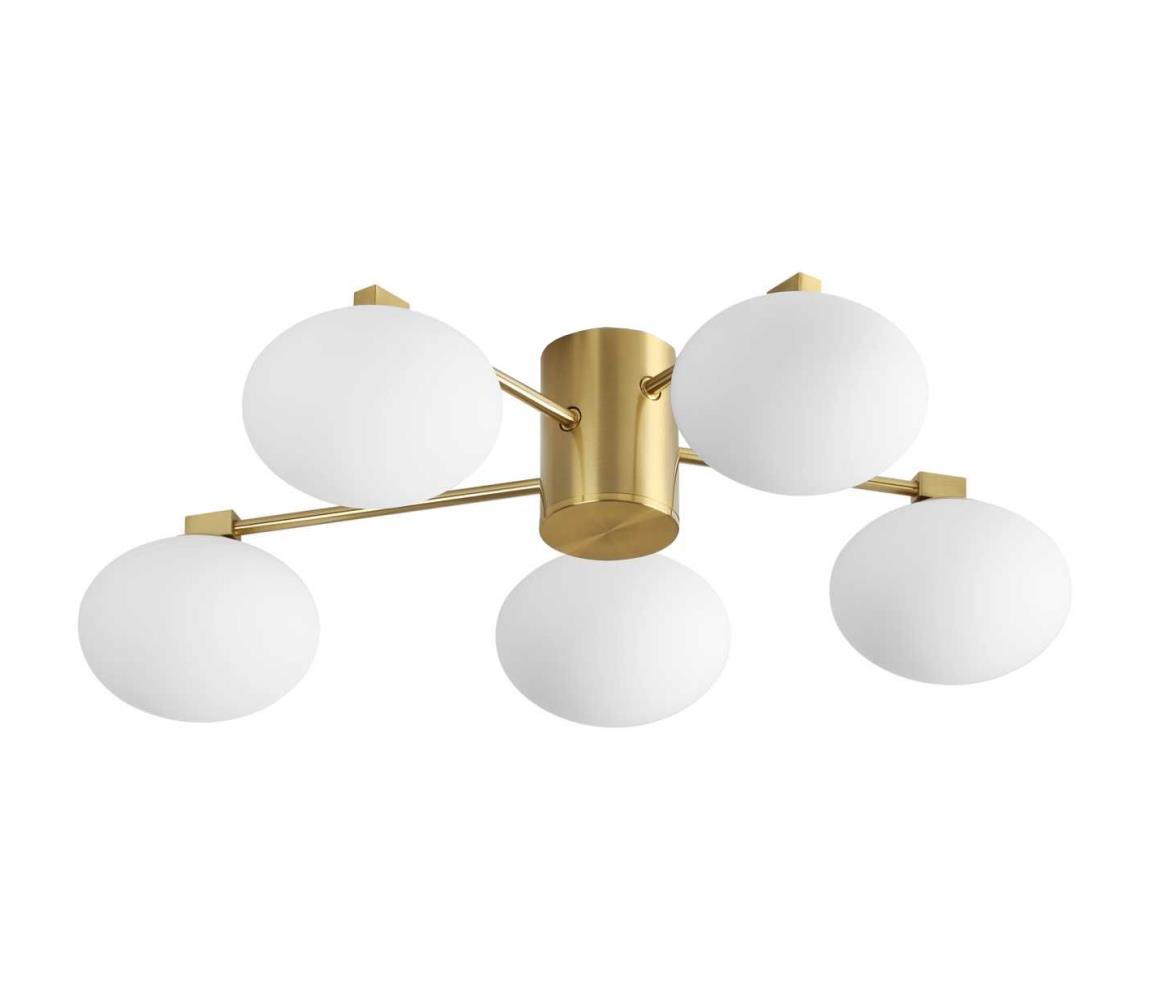 Ideal Lux Ideal Lux - LED Přisazený lustr HERMES 5xG9/3W/230V zlatá 