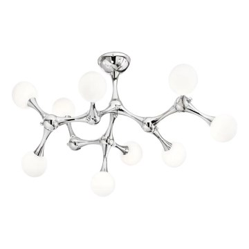Ideal Lux - LED Přisazený lustr NODINO 9xG9/3W/230V lesklý chrom/bílá