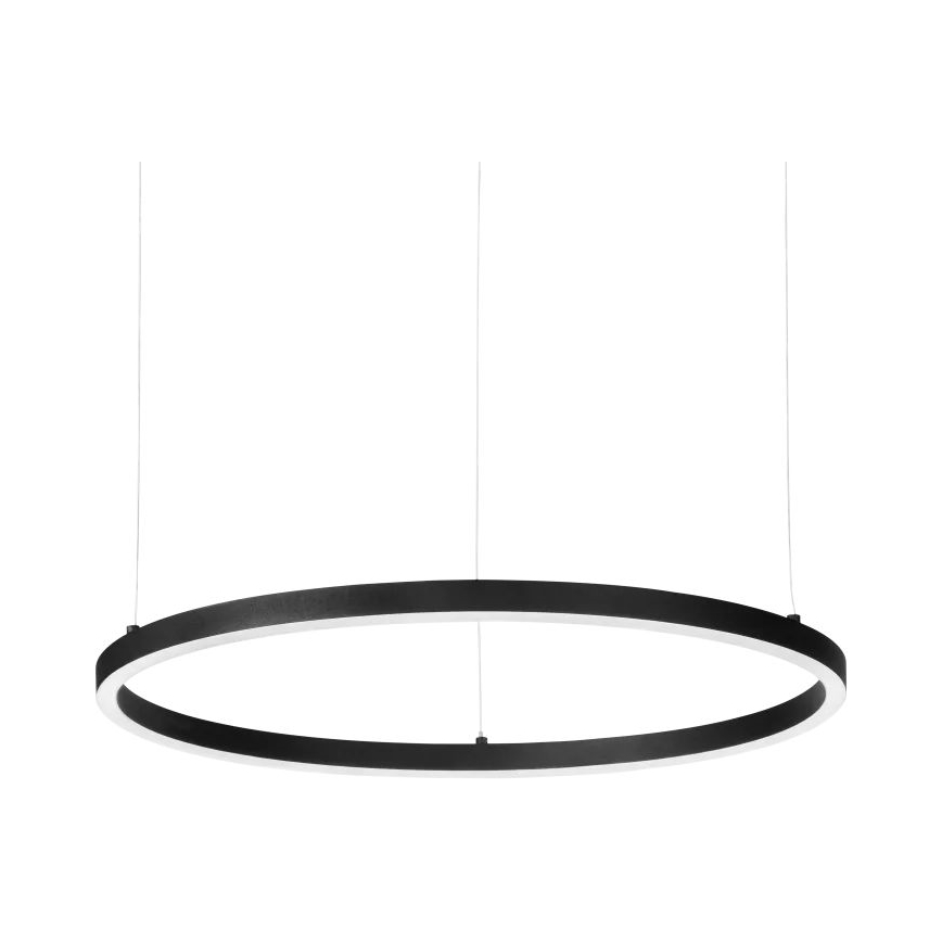 Ideal Lux - LED Stmívatelný lustr na lanku ORACLE SLIM LED/40W/230V 4000K pr. 70 cm CRI 90 černá