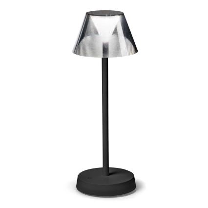 Ideal Lux - LED Stmívatelná dotyková lampa LOLITA LED/2,8W/5V 2200 mAh IP54 černá