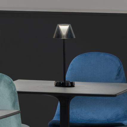 Ideal Lux - LED Stmívatelná dotyková lampa LOLITA LED/2,8W/5V 2200 mAh IP54 černá
