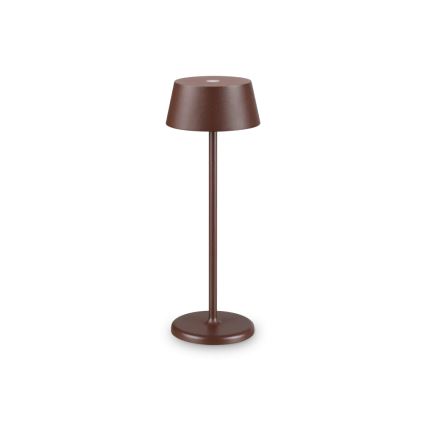 Ideal Lux - LED Stmívatelná dotyková venkovní lampa PURE LED/1,5W/3,7V CRI 90 IP54 hnědá
