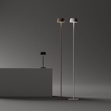 Ideal Lux - LED Stmívatelná dotyková venkovní lampa PURE LED/1,5W/3,7V 2200 mAh CRI 90 IP54 hnědá