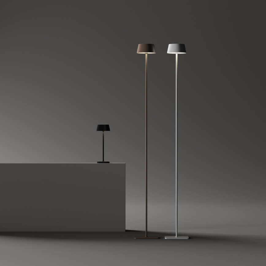Ideal Lux - LED Stmívatelná dotyková venkovní lampa PURE LED/1,5W/3,7V 2200 mAh CRI 90 IP54 hnědá