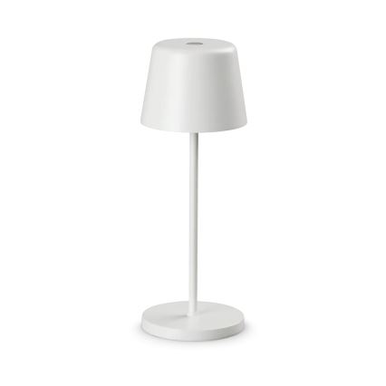 Ideal Lux - LED Stmívatelná dotyková venkovní stolní lampa CUTE LED/2,5W/3,7V USB 2200-2700K IP65 bílá