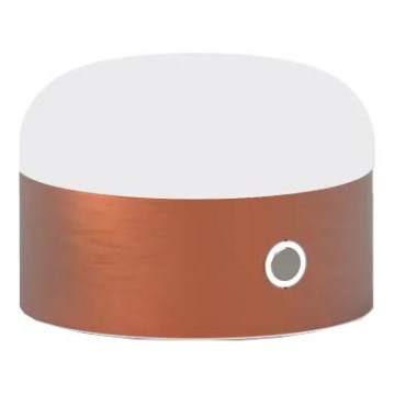 Ideal Lux - LED Stmívatelná dotyková stolní lampa MIGNON LED/5W/5V pr. 10 cm CRI 90 měď