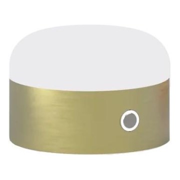 Ideal Lux - LED Stmívatelná dotyková stolní lampa MIGNON LED/5W/5V pr. 10 cm CRI 90 mosaz