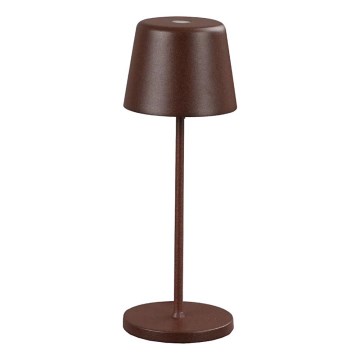 Ideal Lux - LED Stmívatelná dotyková venkovní stolní lampa CUTE LED/2,5W/3,7V USB 2200-2700K IP65 hnědá